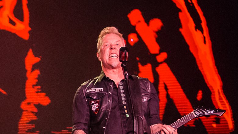 Metallica performing live in Brazil