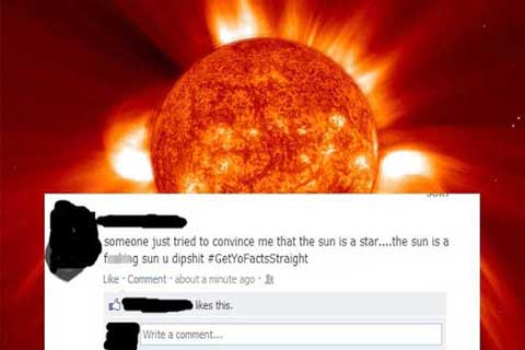 Dumbest People - Sun is not a star