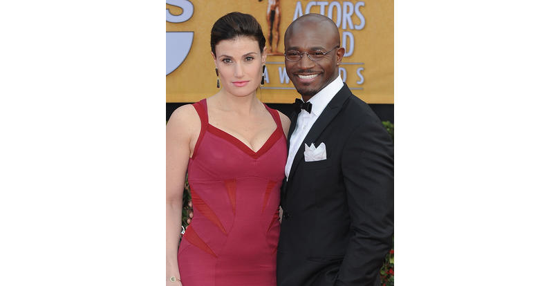 Taye Diggs and Idina Menzel